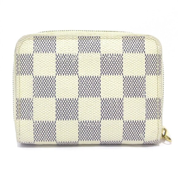 LOUIS VUITTON Zippy Coin Purse Azur Beige Damier - Coin Case 212-080425 - Picture 2 of 12